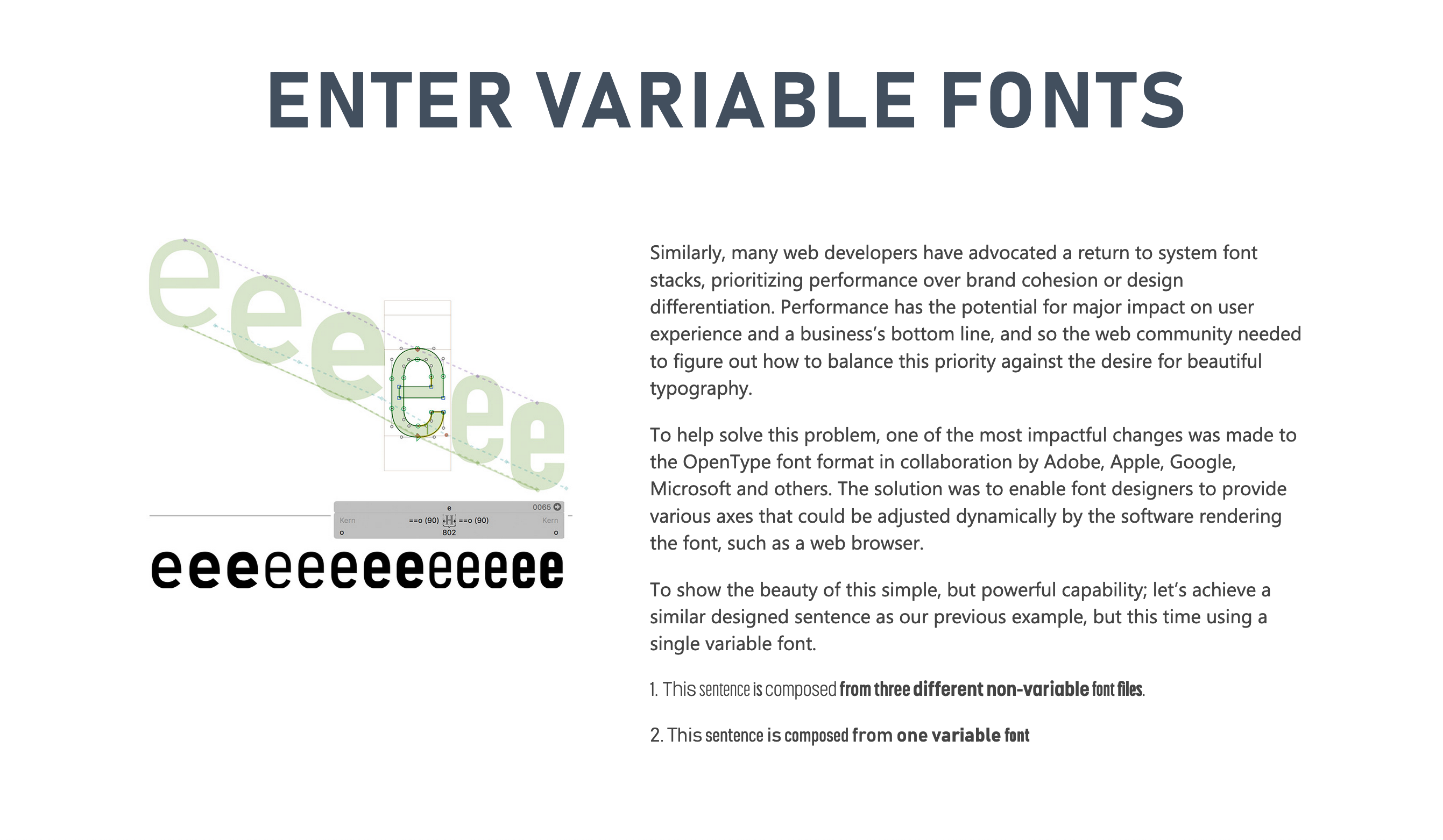 Microsoft’s variable font demo